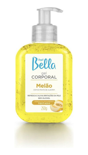 Gel Corporal Pós Depilatório Melão Depil Bella - 250g