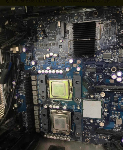 Placa Mãe Mac Pro A1186 C/ Processador E 3 Dissipadores Leia