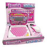 Computador Didáctico Interactivo Para Niñas Español-ingles Color Rosado