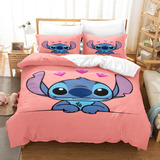 Juego De Fundas De Edredón Lillo & Stitch Para Cama Doble