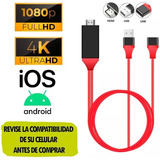 Cable Hdmi Adaptador Celular Y Usb 1080p Hd Tv