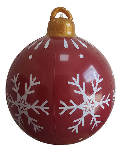 Adorno Navideño Inflable Pvc Bola Xmas Impermeable Gran Tama