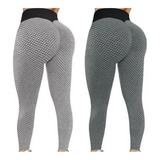 Stretch Fitness Yoga Leggings Pants 2pcs