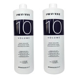 Kit 2 Pravana Peróxido Chromasilk Creme Developer 10 Vol 1l