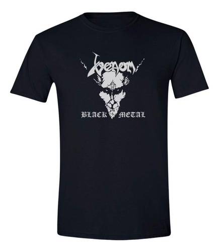Playera Hombre Rock Venom Black Metal 1009n