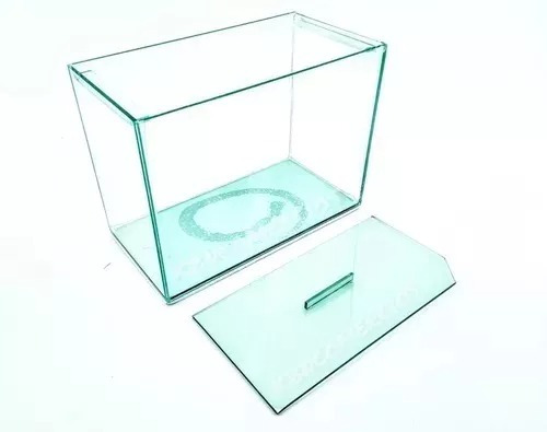Beteira Pequena Vidro Transparente N1 Aquário Peixe Betta