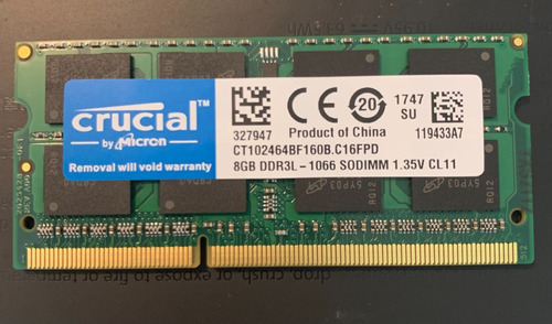 Crucial 8gb Ddr3 1066 8500 Ideal Para Mac