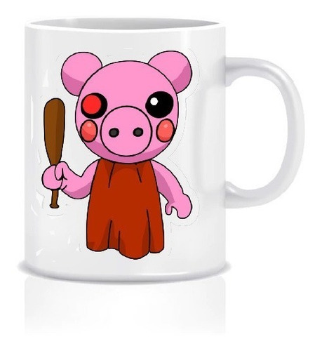 Tazón Taza Sublimada Roblox Piggy Niñas Niños Regalo