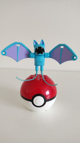 Figura Pokémon Pokeball Zubat Mega Construx