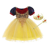 Vestido De Princesa De 1 A 6 Años Para Niña, Cosplay De Niev