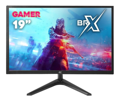 Monitor 19   Full Hd Hdmi/vga Brx Gamer Com Cabo Hdmi 