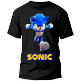 Blusa Menino Sonic Desenho Camiseta Algodão Roupa Infantil