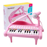 Teclado De Piano Amy & Benton Para Bebés Pequeños, Rosa
