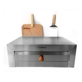 Horno Pizzero 4 Hornallas Para Cocina Portatil Acero Inox