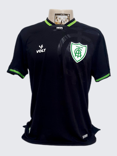 Camisa América Mg Goleiro Preta Volt Futebol Mineiro 2022