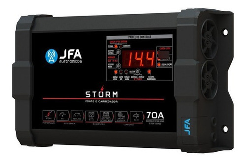 Nova Fonte Automotiva 70a Amperes Jfa Carregador Storm Novo