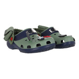 Zueco Crocs Classic X Naruto Kakashi Unisex Verde