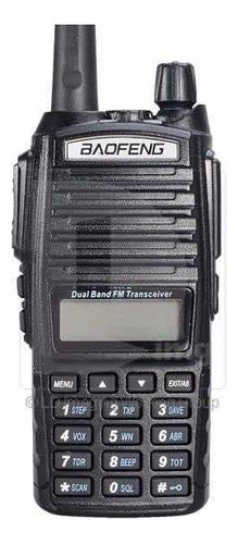 Walkie-talkie Baofeng Uv-82 Plus E Frequência Vhf/uhf - Preto 7.4v