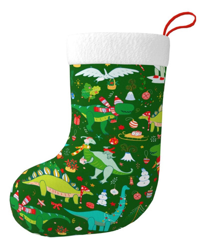 Eitqtbea Lindo Dinosaurio De Navidad Medias De Navidad Chime