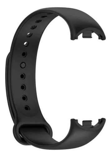 Malla Reemplazo Correa Para Xiaomi Mi Band 8 Silicona Colore Color Negro