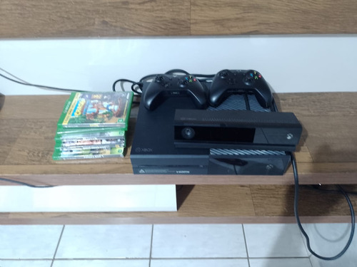 Xbox One Com Kinect E 5 Jogos. 500 Giga De Espaço 