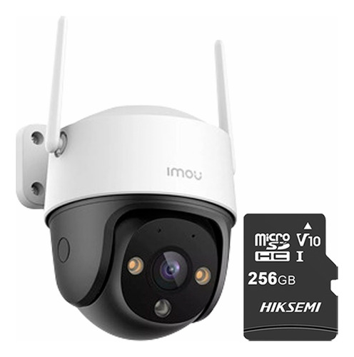 Imou Kit De Videovigilancia Cámara Ip Con Wifi Full Color Ipc-s41fen 4 Mp Micrófono Y Altavoz Incorporado + Micro Sd 256 Gb Máxima Seguridad Facil Instalación