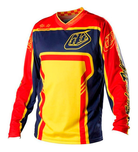 Camisa Motocross Masculina Trilha Modelo Troy Lee Gp Factory