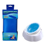 Tapete Pet Refrescante Cães M 40x50 +  Tigela Gelada (1und)