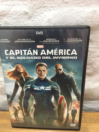 Capitan America Y El Soldado Del Invierno Dvd Marvel Usado