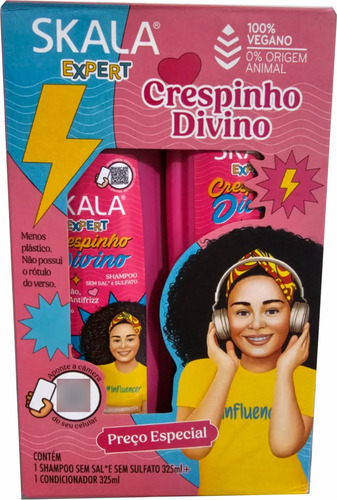 Skala Shampoo Acondicionador Crespinho D - mL a $61