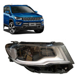 Farol Dianteiro Direito Led Original Jeep Compass 2017 A 21