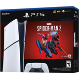 Playstation 5 Slim Digital 1 Tb Bundle Marvel Spiderman 2 Color Blanco