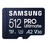 Tarjeta De Memoria Samsung Pro Ultimate 512gb Micro Sdxc 