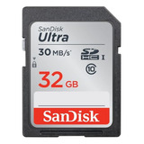 Sandisk Ultra Tarjeta De Memoria Flash Sdhc Clase 10 30 mb/s