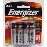 Energizer Max Baterias Pilas Aa 4 Piezas * R G Gallery