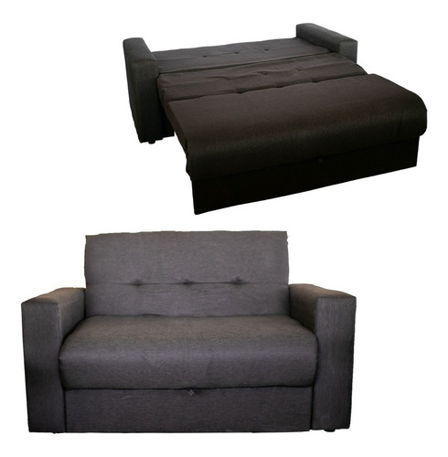 Sofa Cama 2 Cuerpos Chenille Anti Desgarro Plaza Y Media