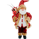 Boneco Natal Papai Noel Musical E Movimento 46cm