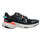 Zapatillas Fila Running Mujer Recovery M Negro-rosa-cte Ras