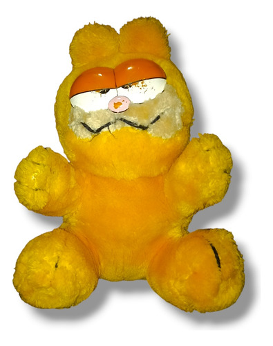 Peluche Vintage De Garfield De Los Años 90's De 27 Cm