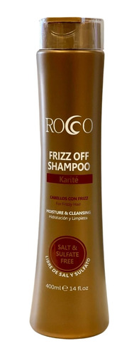 Shampoo Anti Frizz Karite Sin Sal 400ml Rocco