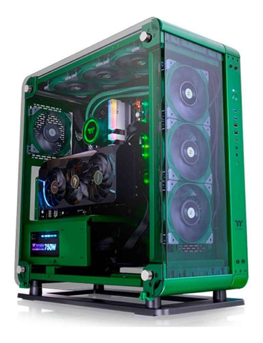 Armario Verde Thermaltake Core P6 Tg, Ca-1v2-00mcwn-00