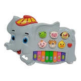 Organeta Piano Elefante Musical Juguete Bebe Con Luces