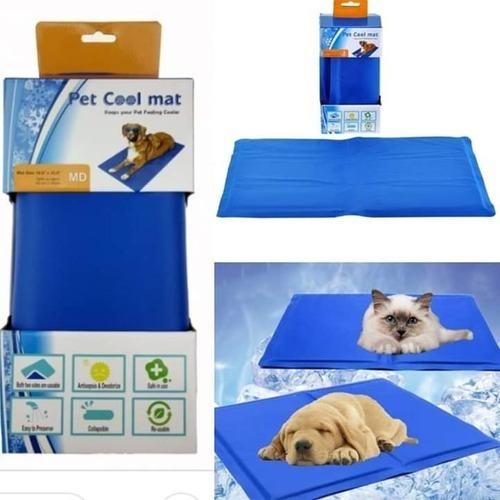 Manta Refrescante Alfombra Mascotas Cama Cojin Perro 50x90cm