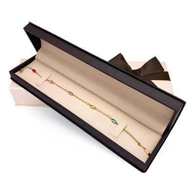 Estuche Fino De Piel Chocolate Para Pulsera | MercadoLibre