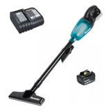 Makita Bateria Dcl180zb Aspirador De Pó 18v Com Carregador E Bateria Cor Azul-turquesa