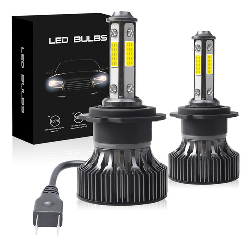 Kit De Faros De 4 Lados Led H7 H11 9005 9006 110w Alta/baja