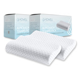 Pack X2 Almohada Memory Cervical Ortopédica Con Memoria