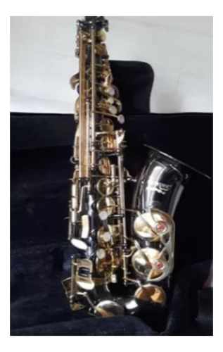 Saxofón Alto Etinger Negro Sa-250