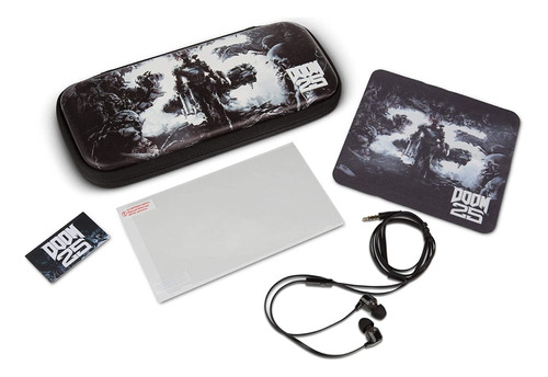 Kit Con Funda Powera Nintendo Switch Doom 25 Estandar