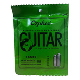 Cuerdas Orphee Tx620 Para Guitarra Acustica Guitar Strings